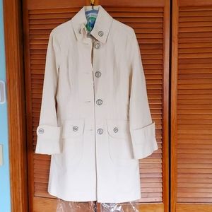 Karen Millen off-white coat size 6